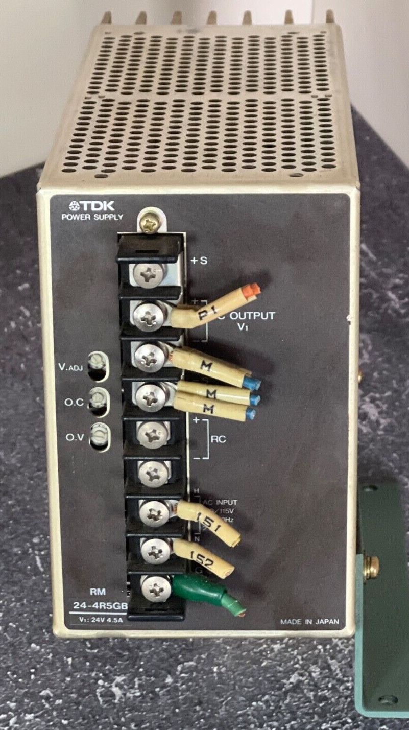 TDK RM24-4R5GB | RM244R5GB | TDK 24‑4R5GB Power Supply: 24VDC/4.5A, 100-115VAC