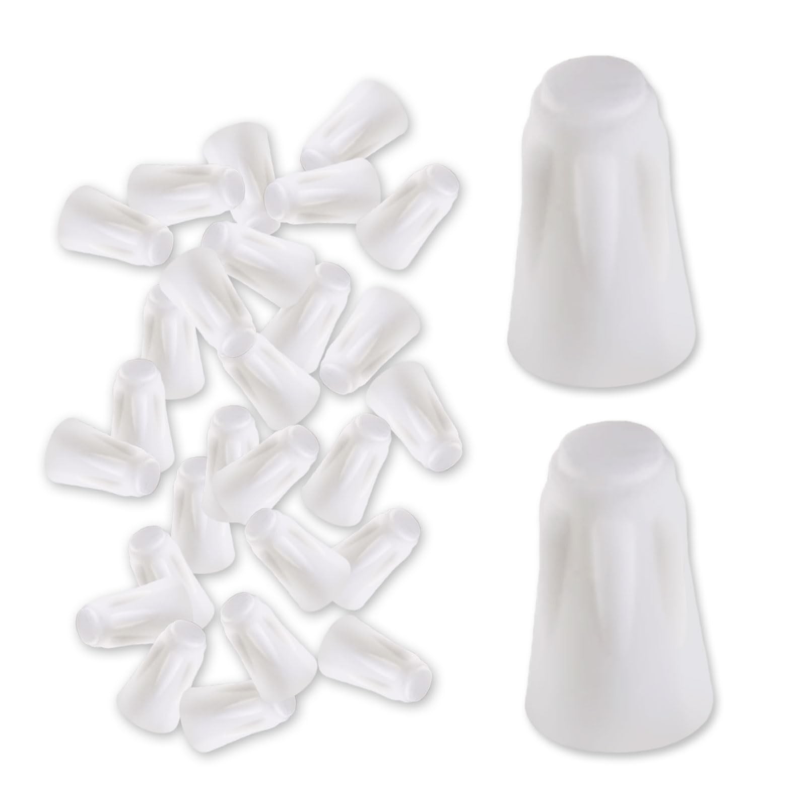 NIIIYTYB 36Pcs Ceramic Wire Nuts High Temperature Porcelain Connectors HeatRe…