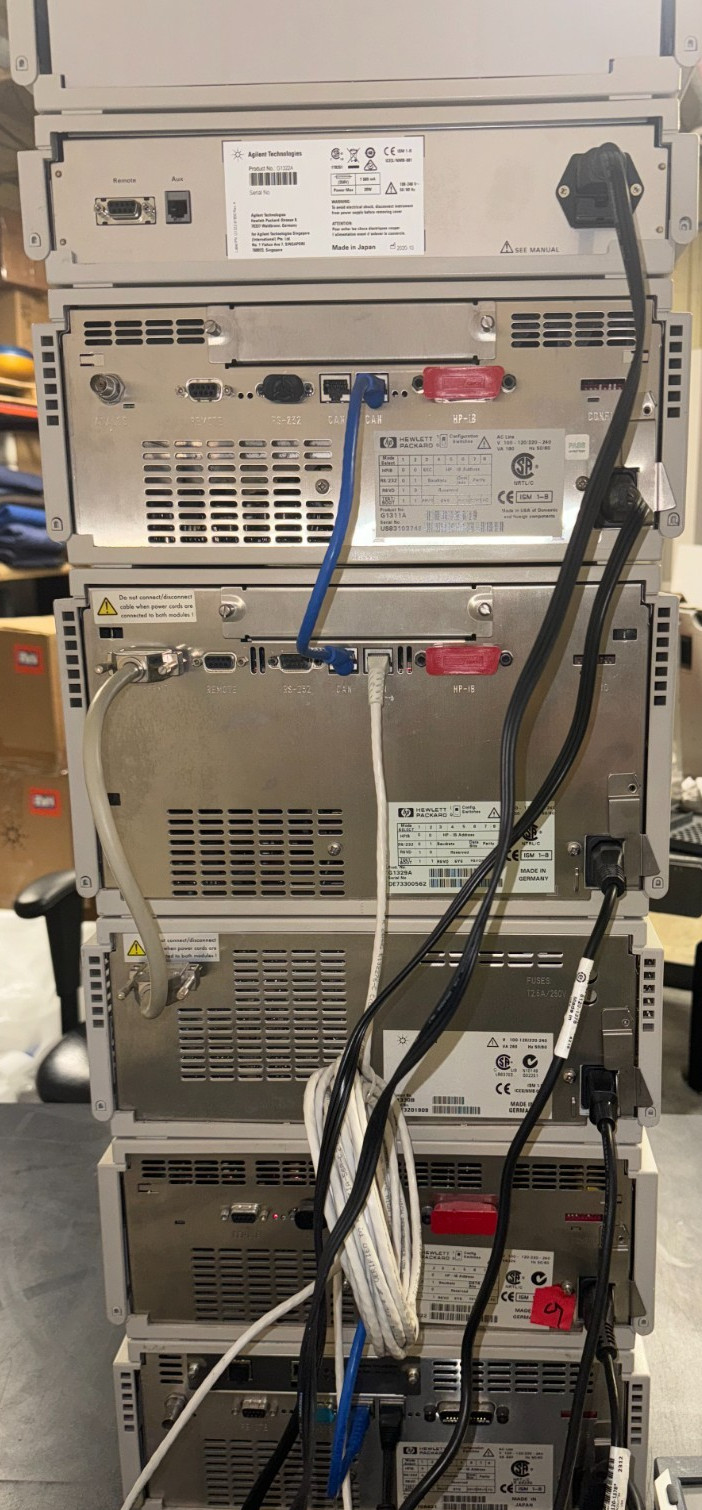 HP/Agilent 1100 HPLC System Pump Autosampler G1314A VWD Detector #18267
