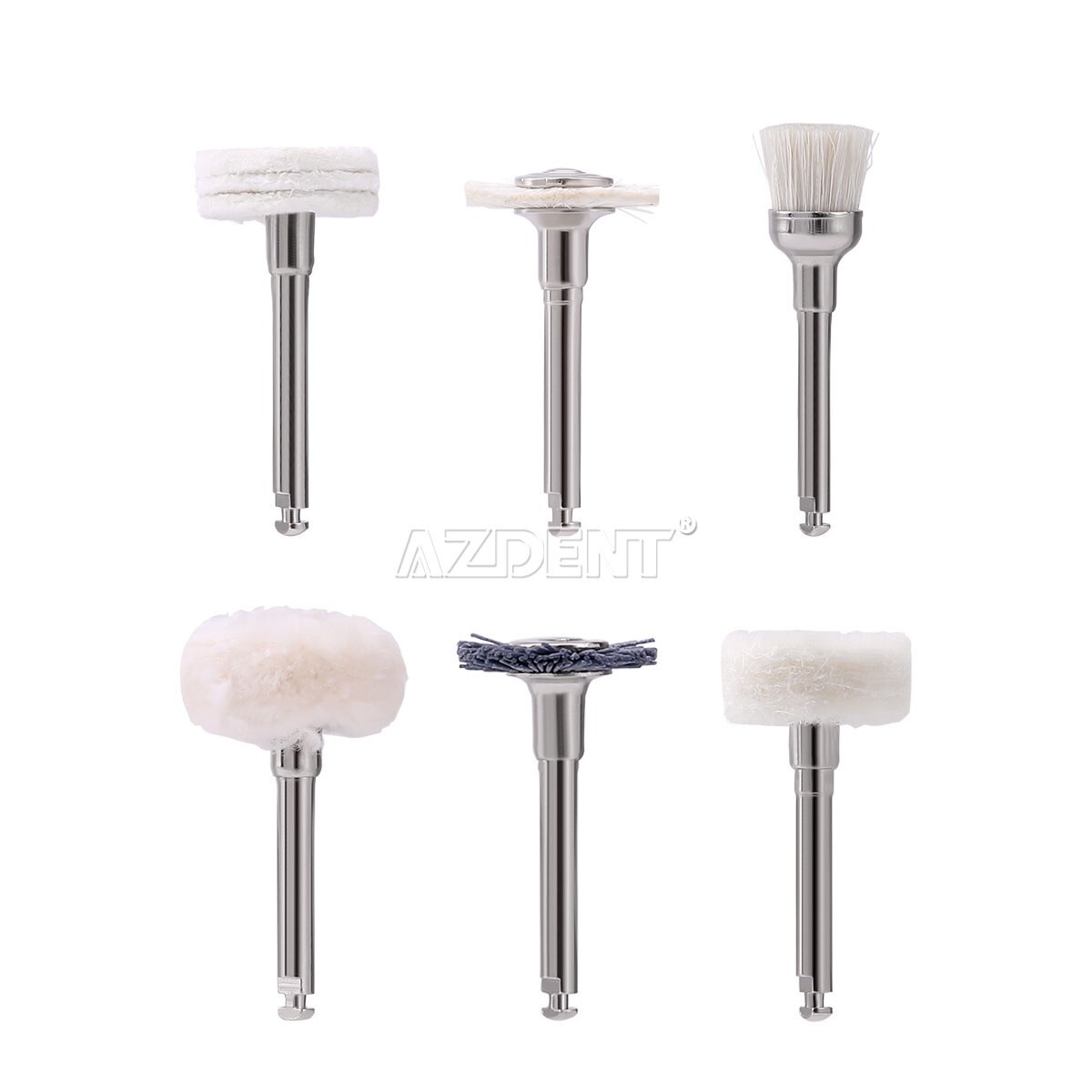 AZDENT Dental Composite Finishing Polishing Brushes Silicone Polishers RA 2.35mm