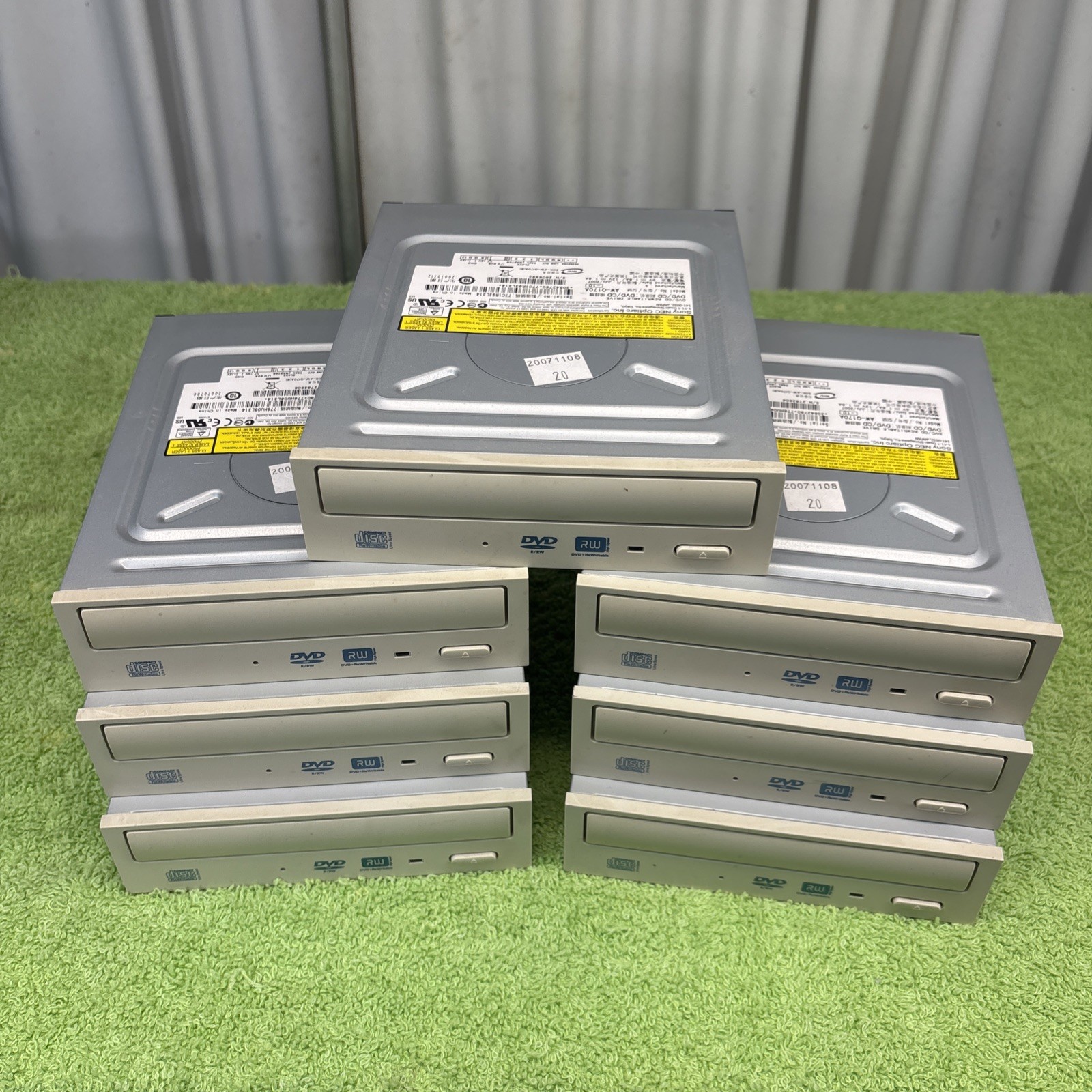 Lot of (7) Sony AW-Q170A AWQ170A DVD/CD Re-writable Drive Made in Malaysia