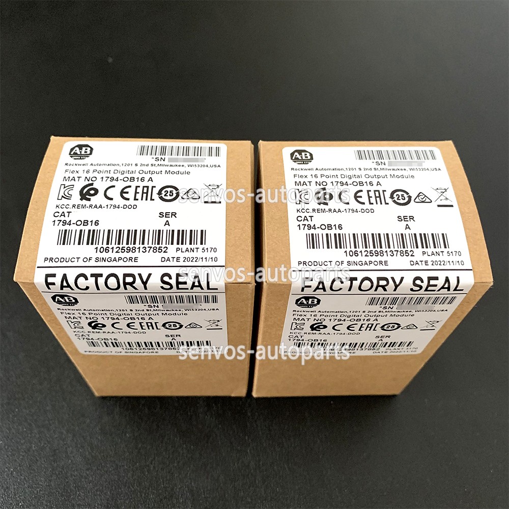 AB 1794-OB16 FLEX 16-Point Digital Output Module New Factory Sealed 1794OB16 US