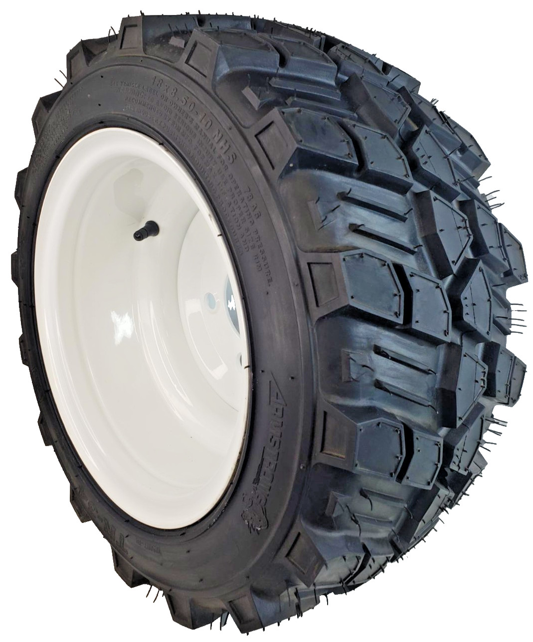 18×8.50-10 Riding Mower Garden tractor 5-hole TR-34 Lug Tire Rim Wheel assembly