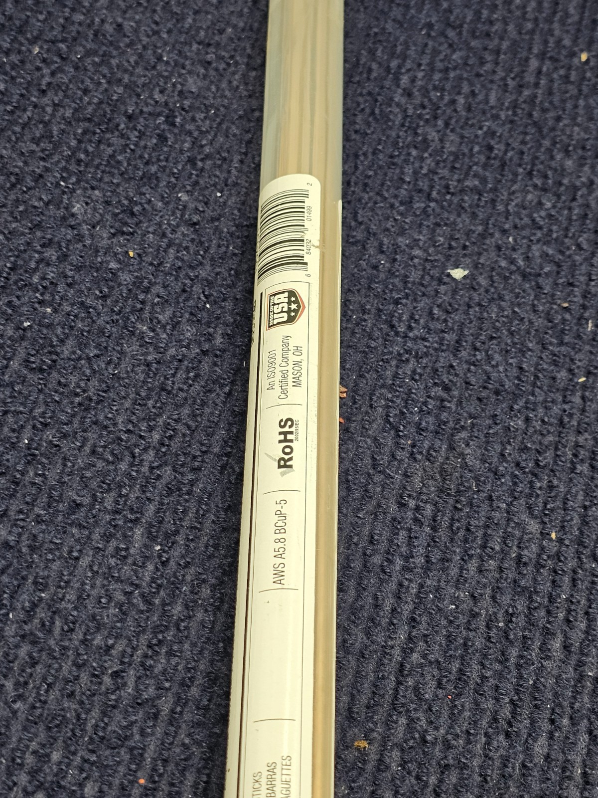 Harris Stay-Silv 15 Phos-Copper Silver Brazing Alloy 11 Sticks 1/8 SQ. 3.2mm NEW