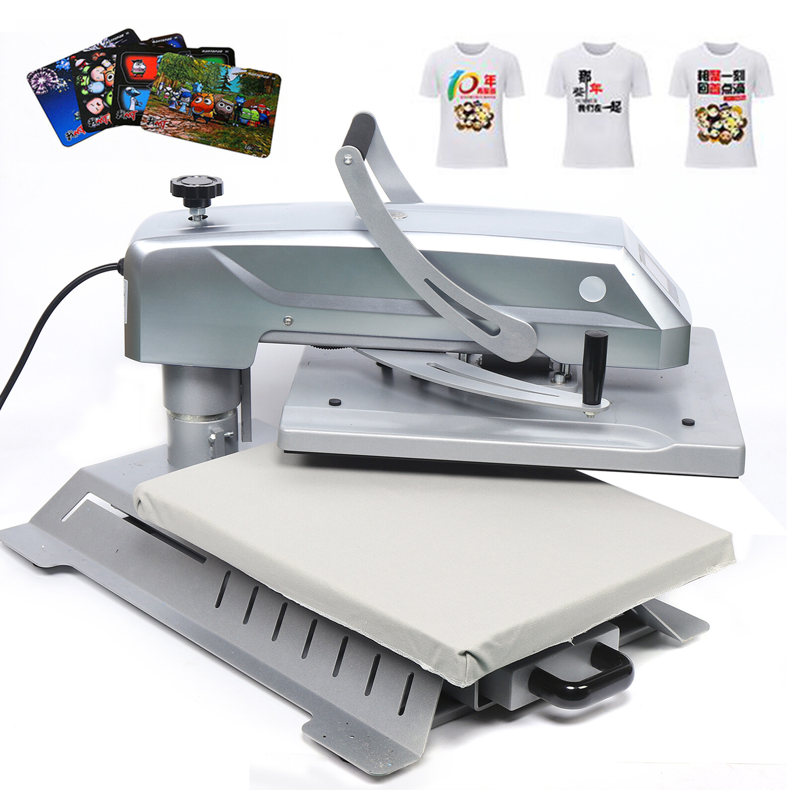 6 in 1 Heat Press Machine 16 x 20 in T-shirt Sublimation Transfer Printer Crafts