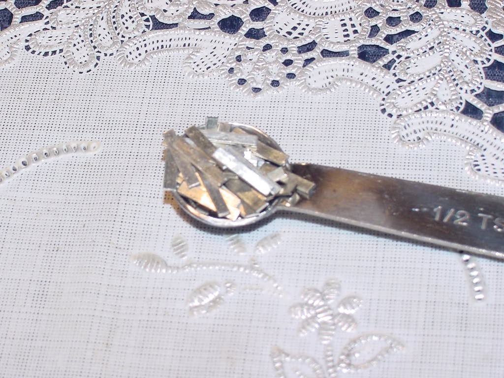 7 Grams Jewelry Manufacturing 60/40 Silver Solder Chips 3/32 X 5/8 Rectangle Cut