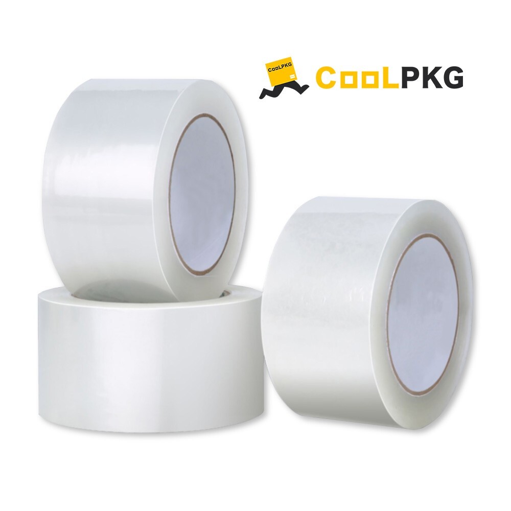 Up to 24 Rolls 3″ x 110Yds Premium Clear Box Carton Sealing Tape Packing 2.0 mil