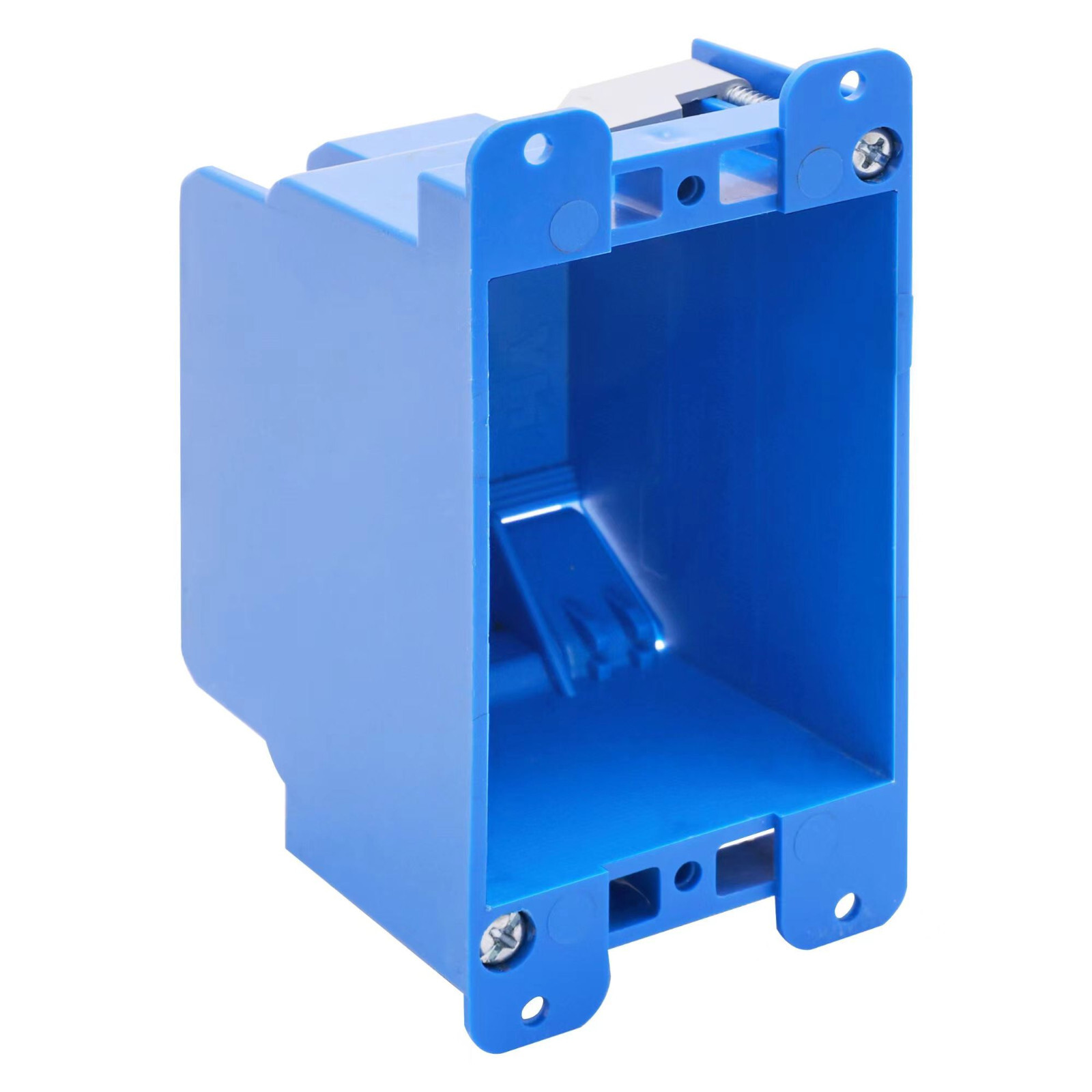 10-Pack 1-Gang Electric Outlet/Switch Box Old Work Remodel ETL 14 Cu In PVC Blue