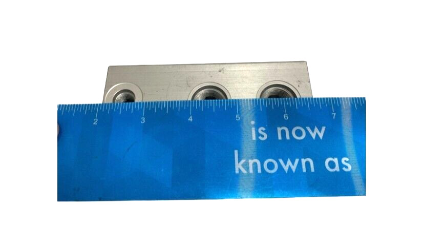 HYDRAULIC MANIFOLD BLOCK POLISHED