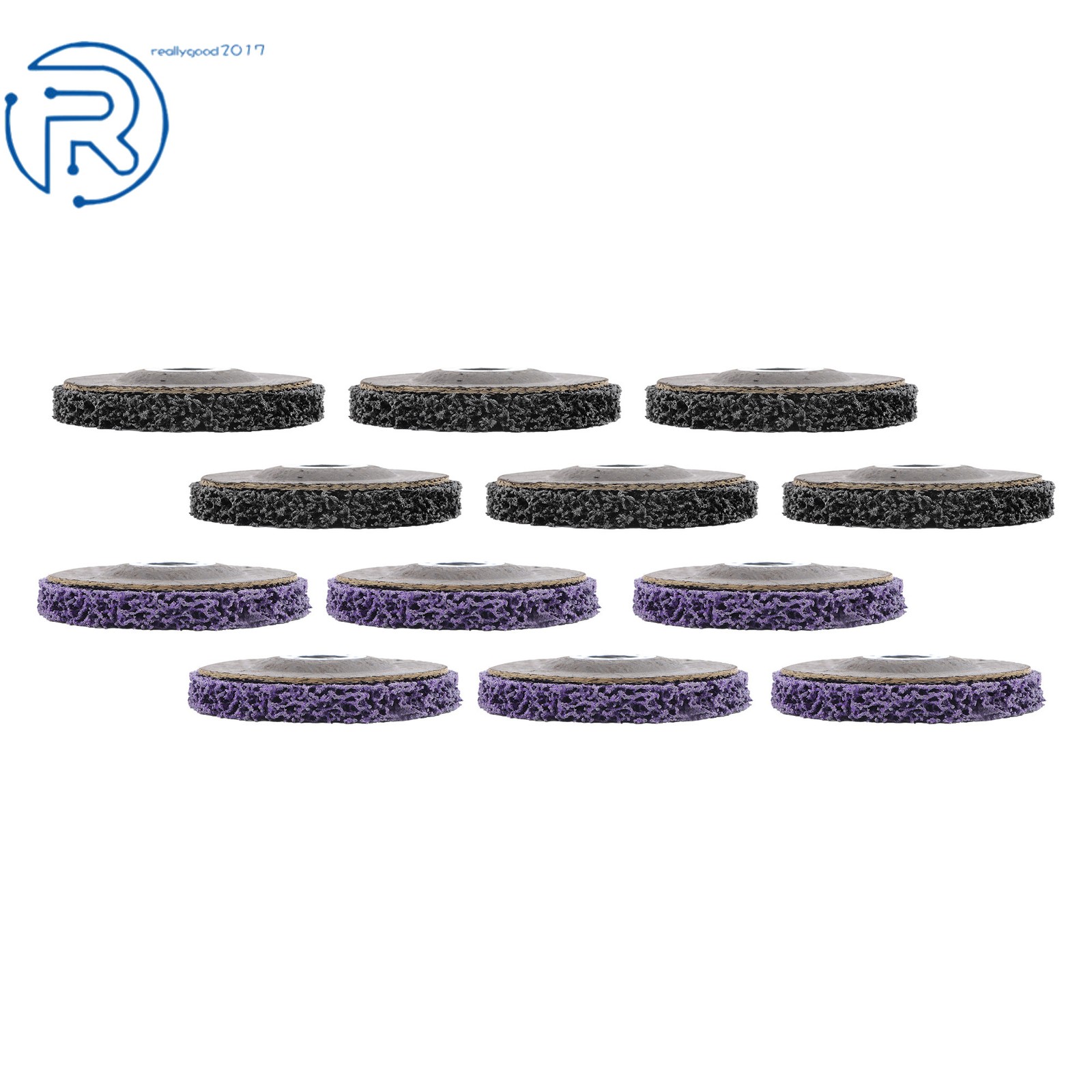 For Angle Grinder 12 Pack Paint Stripping Disc Set 4-1/2’Inch Remover Wheel