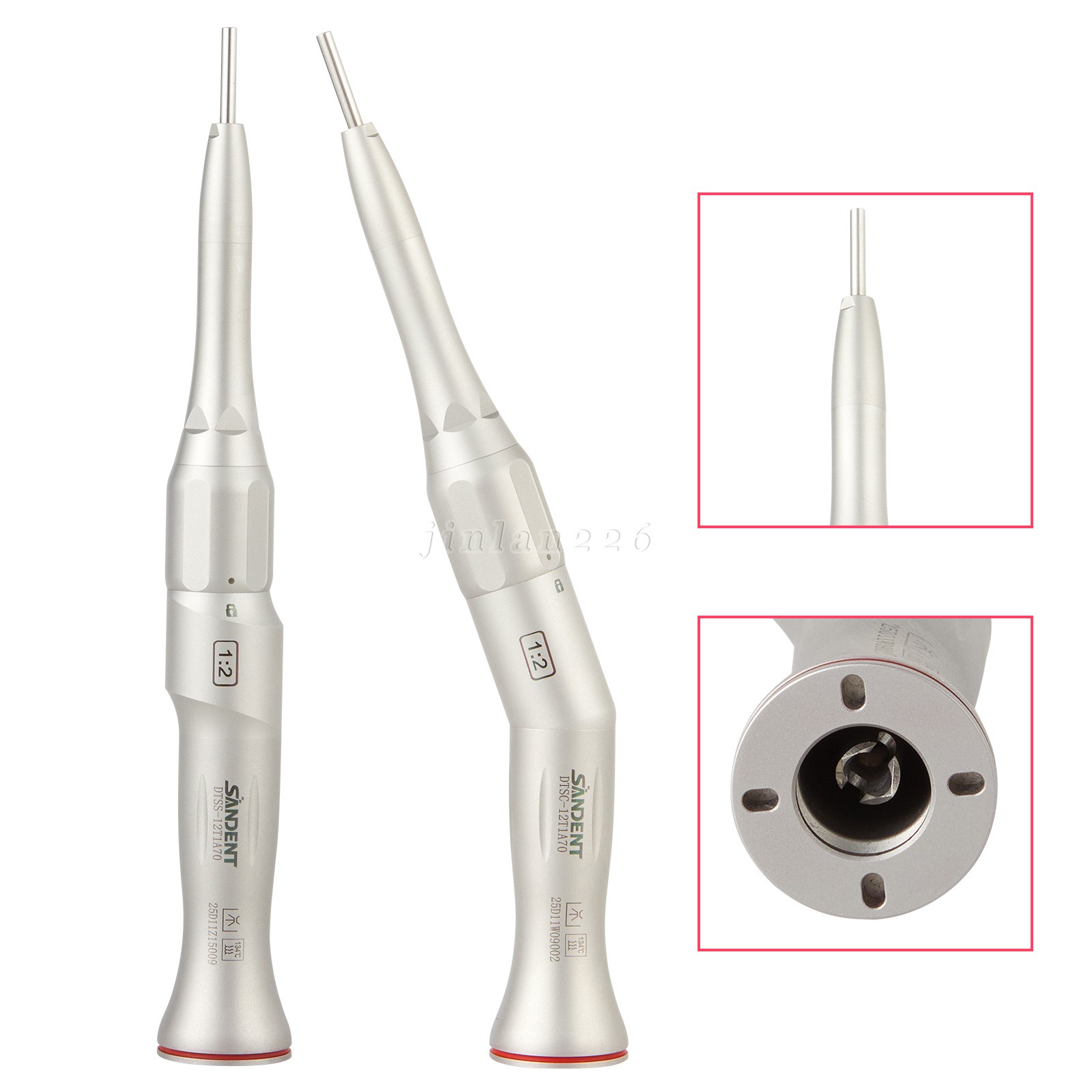 SANDENT Dental 1:2 Surgical Osteotomy Low Speed Handpiece 20º Contra Angle