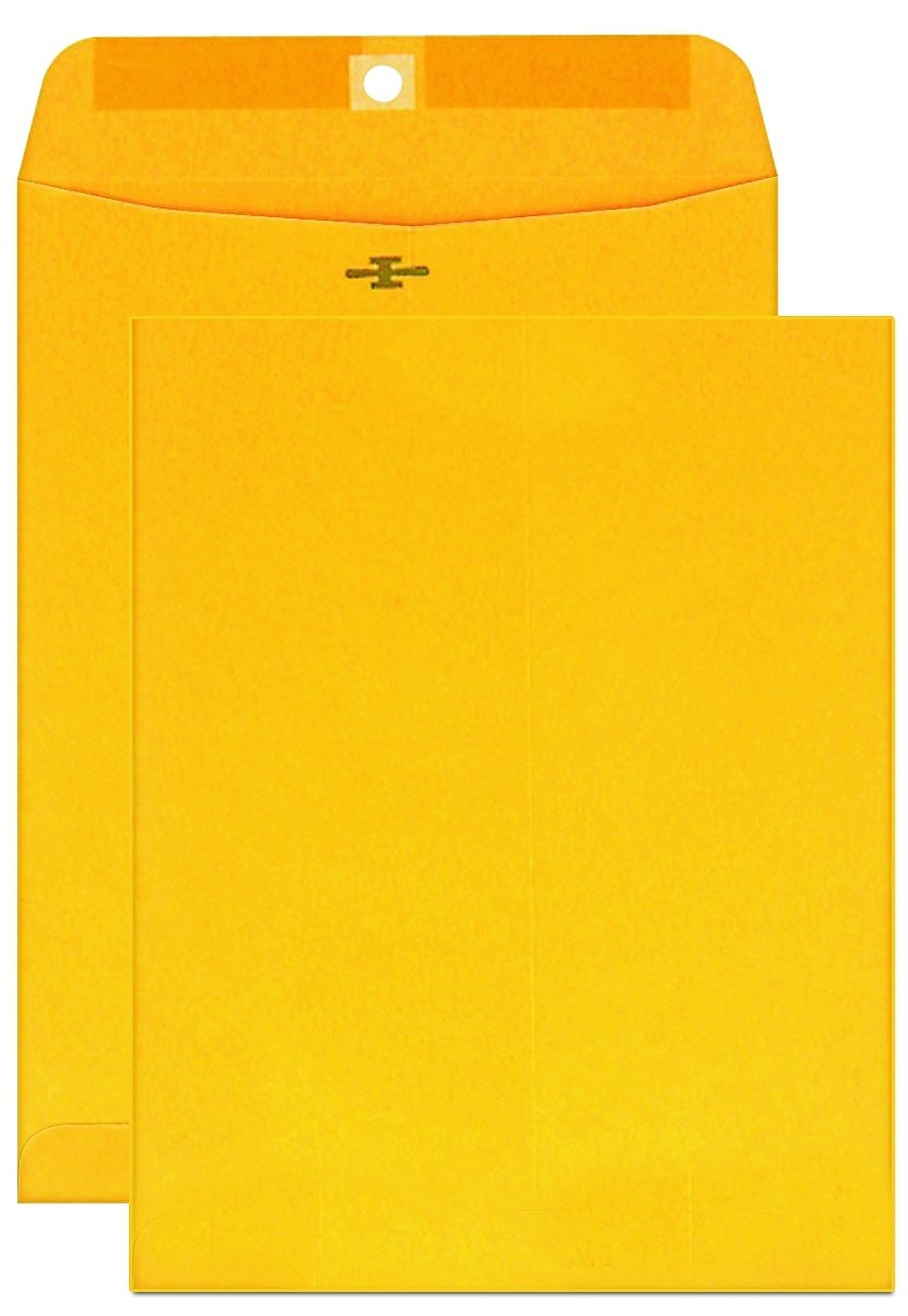 12 Count 12″ x 15 1/2″ KRAFT Manila ENVELOPES #110 Clasp Gum Flap Mail Catalog