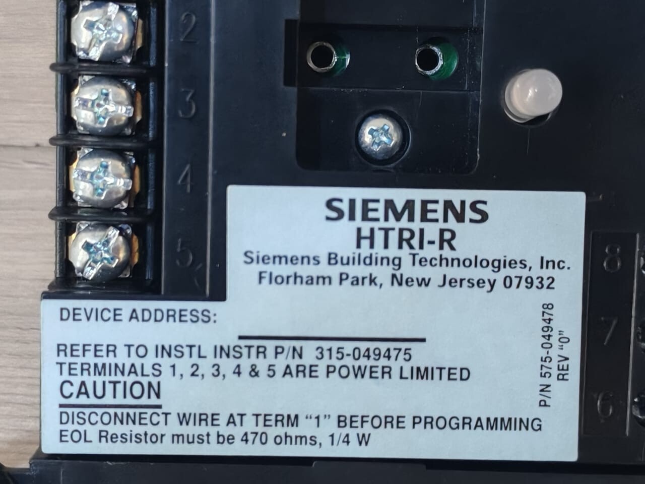 1 LOT 2PCS. SIEMENS HTRI-R 500-033300 INTEL INTERFACE MODULE -RELAY 575-049478