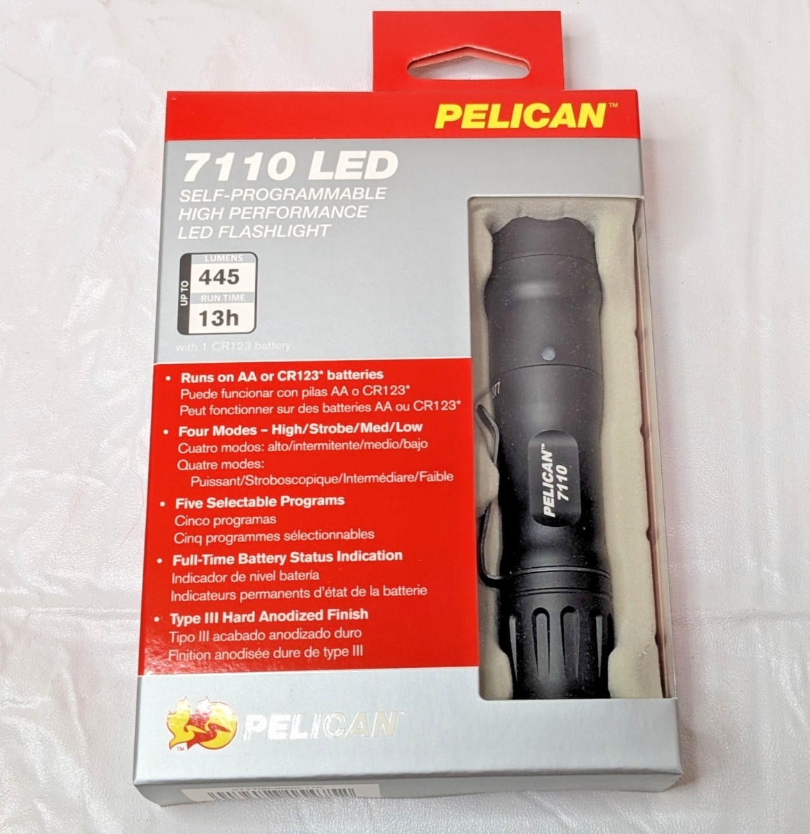 Pelican Tactical Flashlight 7110 LED 071100-0000-110