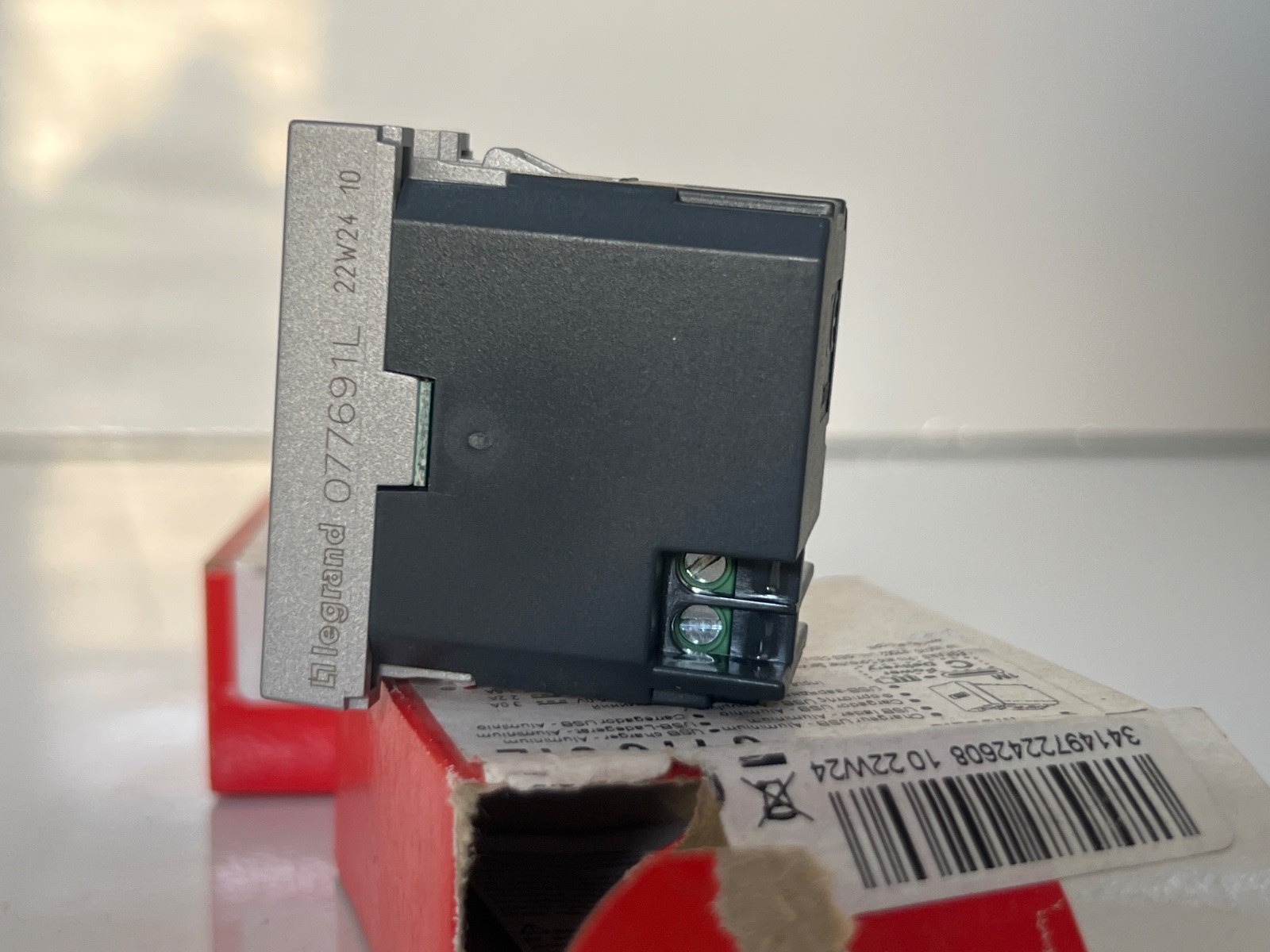 (Lot 2 Pcs) LEGRAND 077691L Mosaic™ – 1 module USB single port type C