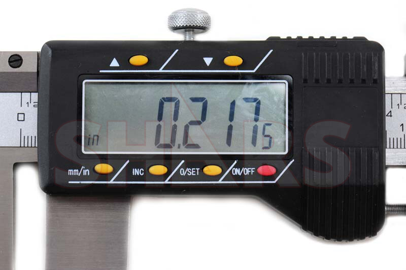18″ 450mm INCH METRIC STAINLESS DIGITAL CALIPER .0005″ NEW R]