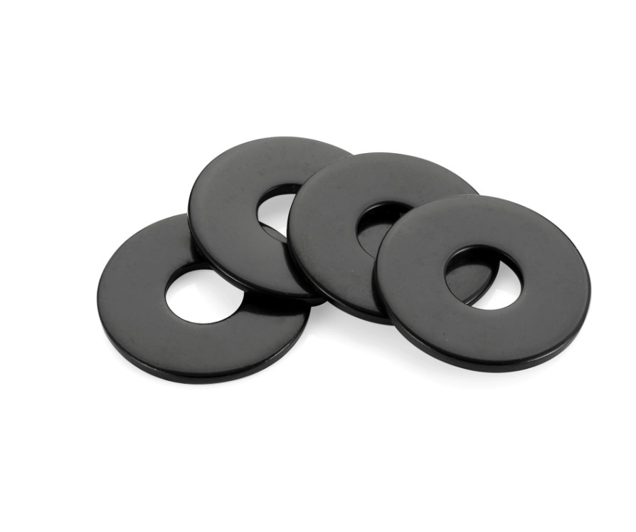 Black Carbon steel 8.8 grade Flat Washers M2 M2.5 M3 M4 M5 M6 M8 M10 M12 M14-M30