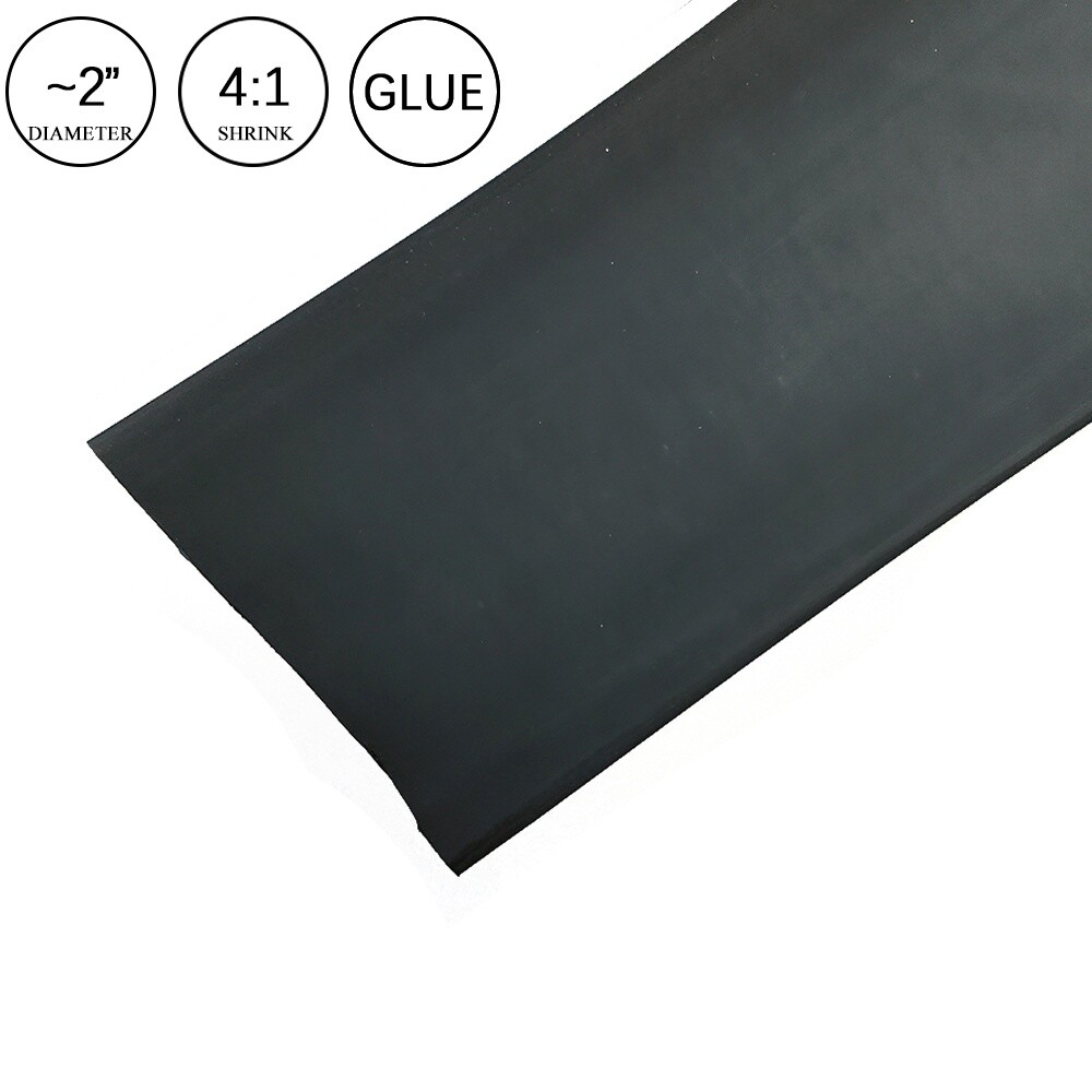 4:1 Heat Shrink Tubing Tube Black Glue Waterproof Dual Wall Wires Wrap