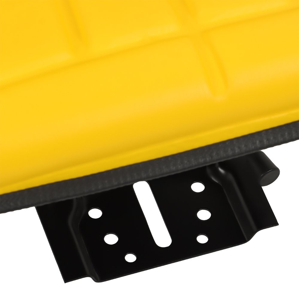 Universal Tractor Suspension Seat w/ Slide Yellow For John Deere Makes & Models