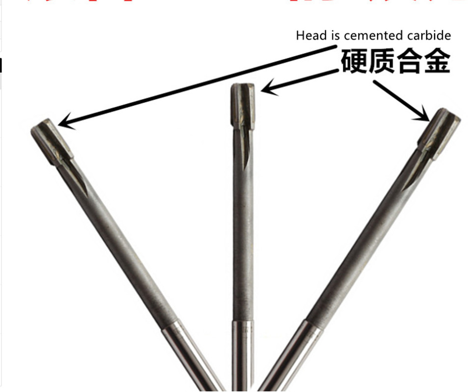 New 1pc 8.71mm Carbide Tip Straight Shank Machine Chucking Reamer