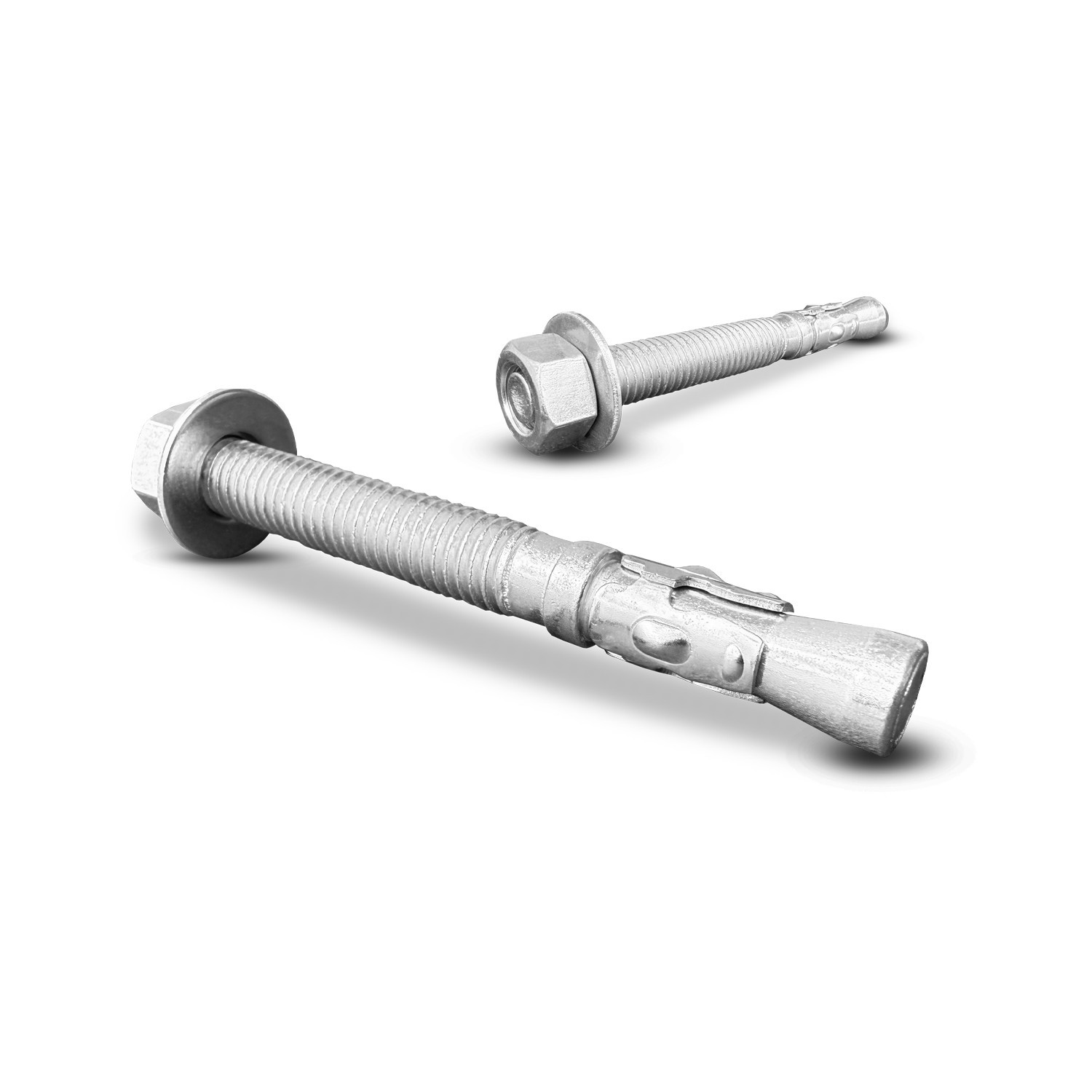25-Pack 1/2″ x 4-1/2″-inch Zinc Wedge Expansion Concrete Anchor Bolts