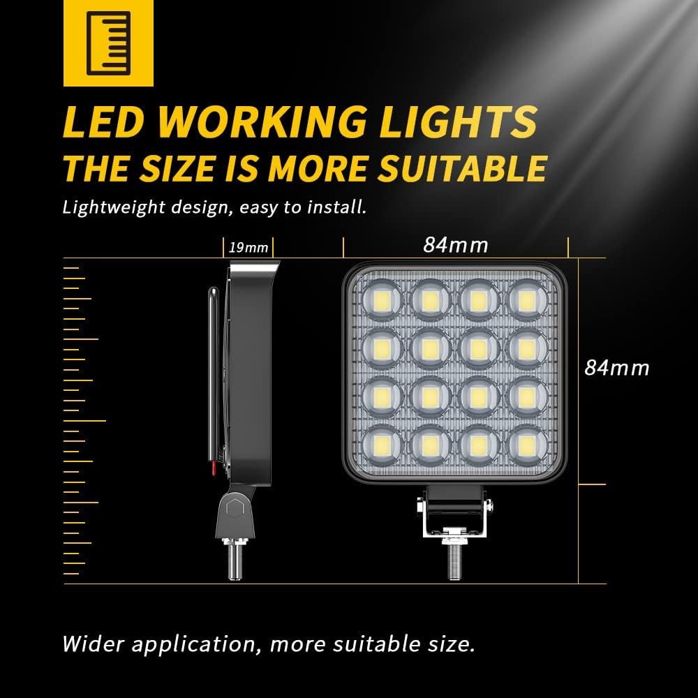 LED Head Light fit Forklift Toyota Clark Hyster Komatsu TCM Yale LED Work Light