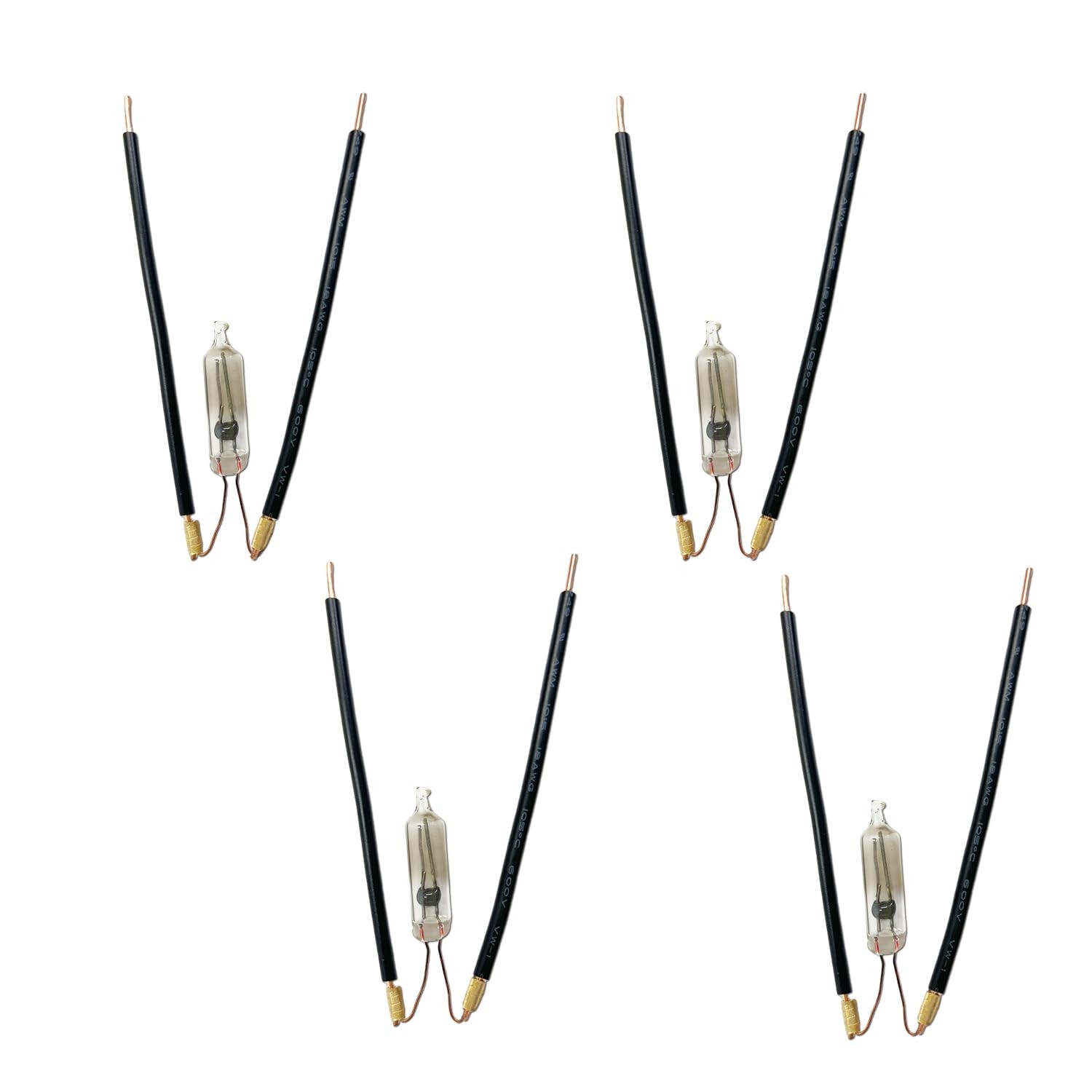 Light Bulb Starter Replacement for Flowtron BK-15, BK-15D, 4 Pack, Black