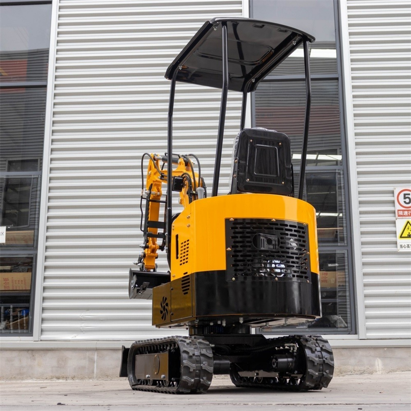 🔥FREE SHIP 1 Ton Mini Excavator 13.5HP Mini Digger Rato 13.5HP EAP Gas Engine