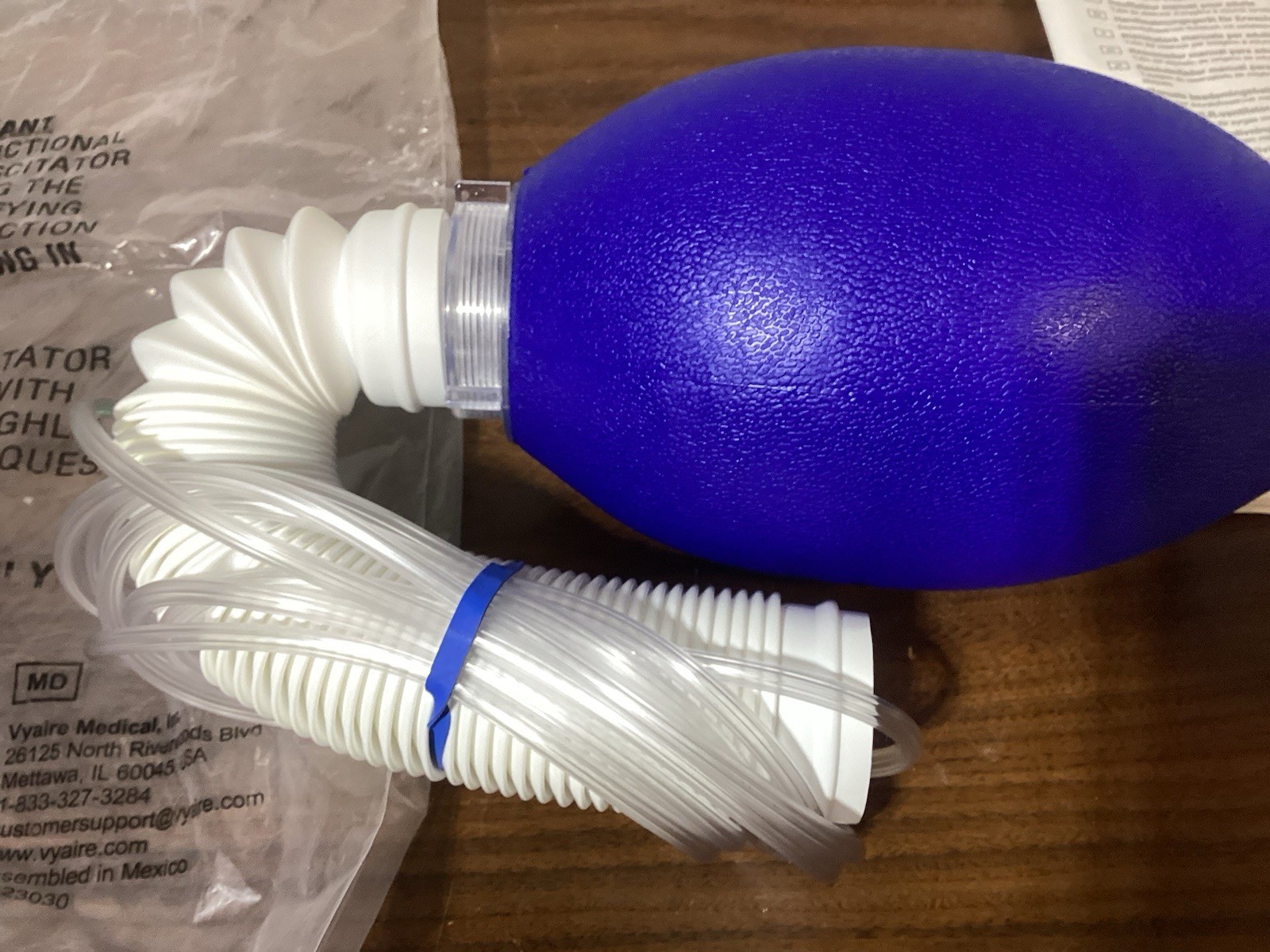 *1-Pack* Vyaire Medical AirLife Manual Adult Resuscitator 2K8032 Exp. 5/27/2029