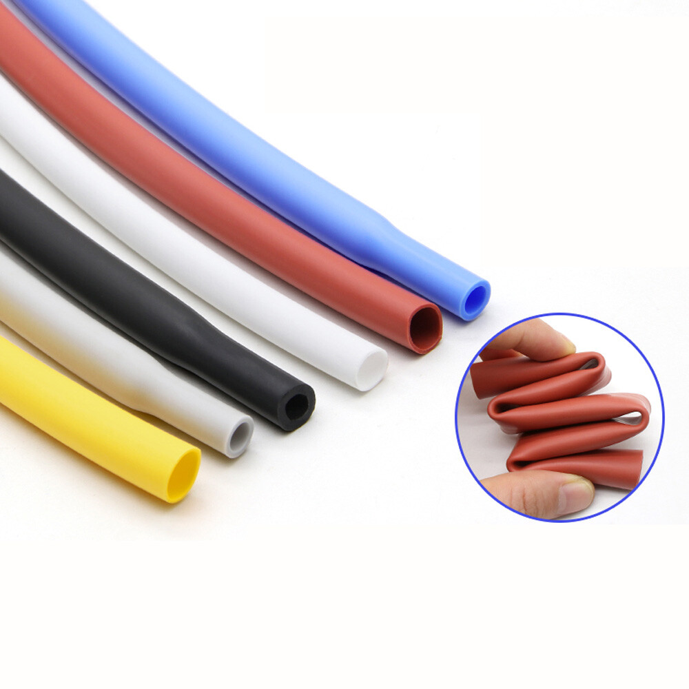 1.7:1 Silicone Heat Shrink Tubing Electrical Sleeving Cable Wire Tubing 0.8-30mm