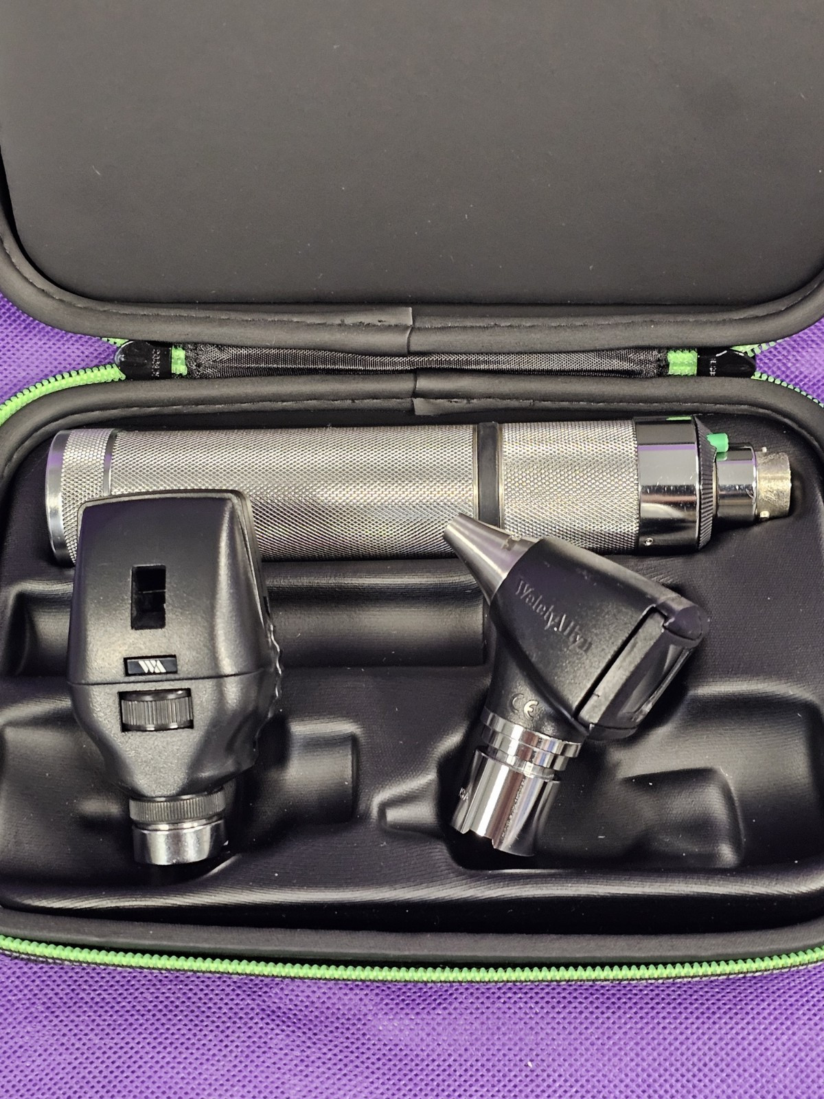 Welch Allyn 3.5v Student Set Otoscope Ophthalmoscope Plug-In Handle