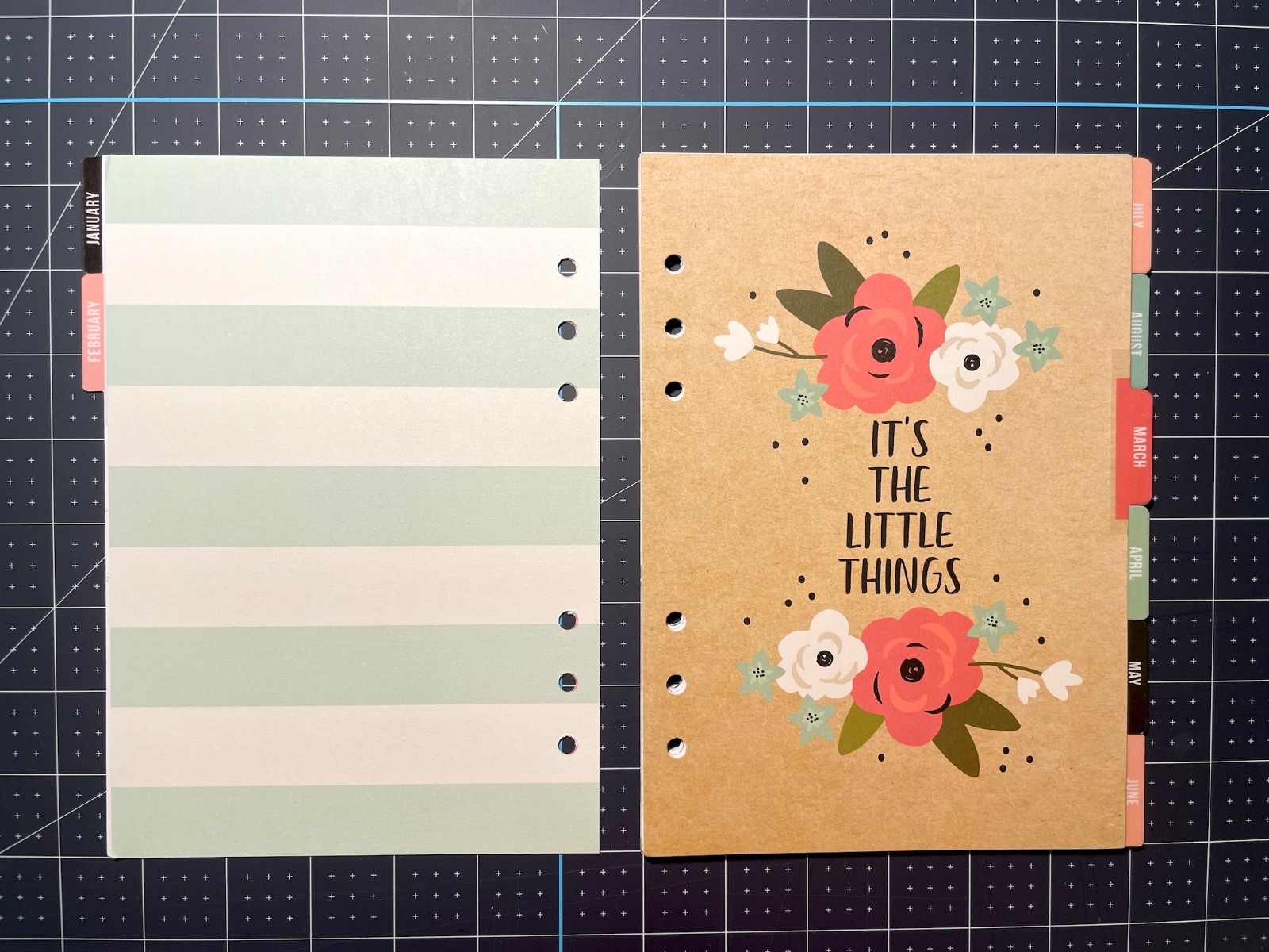Carpe Diem Undated A5 Monthly Planner Inserts – Bloom