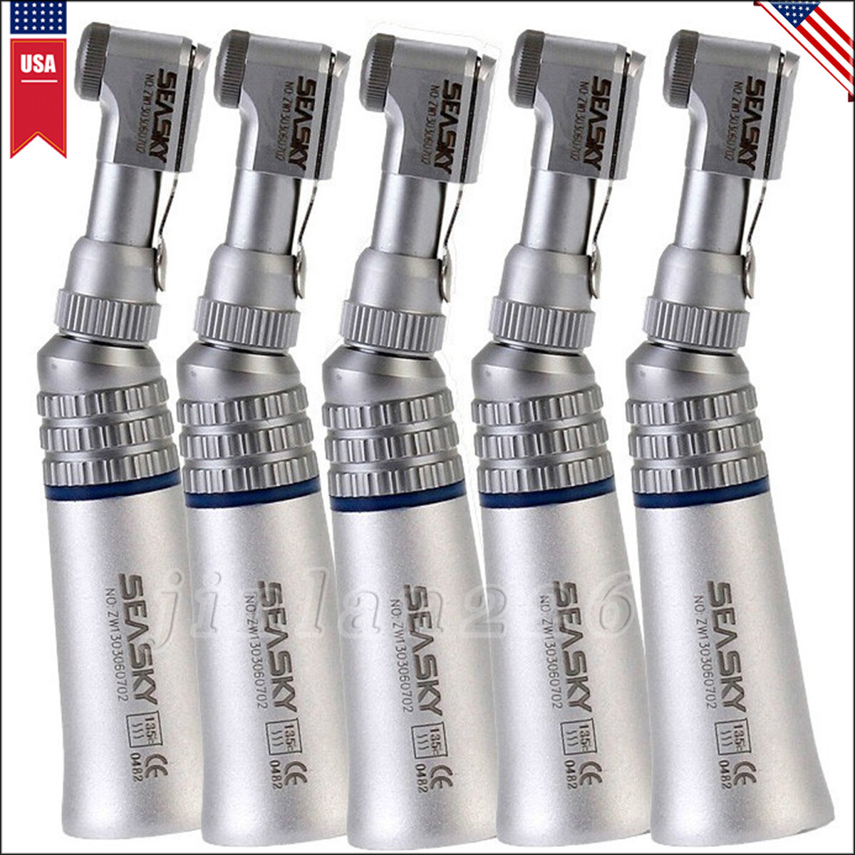 NSK PANA MAX Style Dental LED High Speed Handpiece Push Button 4 Hole Clean Head