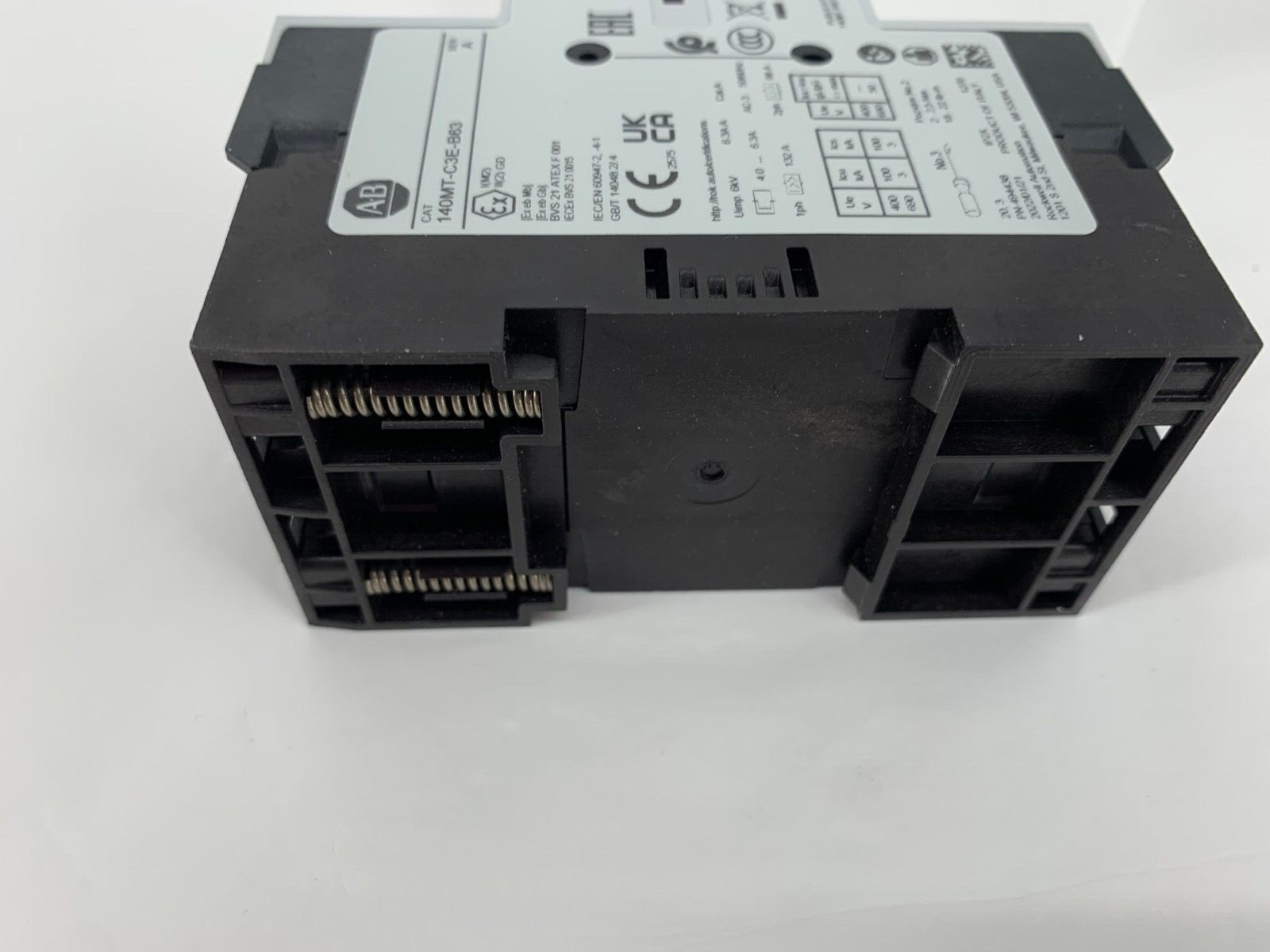 Allen-Bradley 140MT-C3E-B63 Motor Protection Circuit Breaker C Frame 4 6.3A