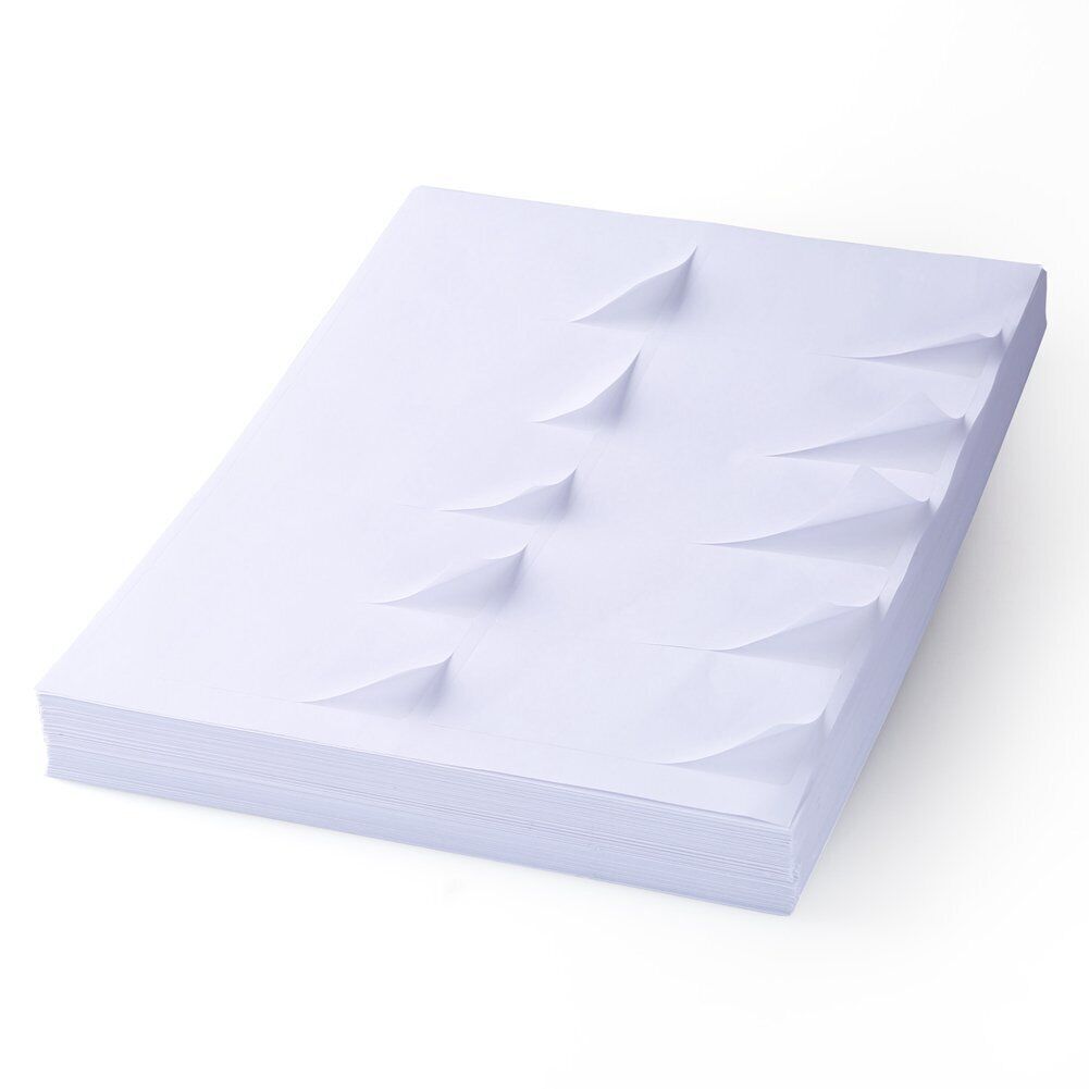 1000 Count Blank Address Shipping Labels 100 Sheets 2″ x 4″ 10-UP 10 Per Sheet