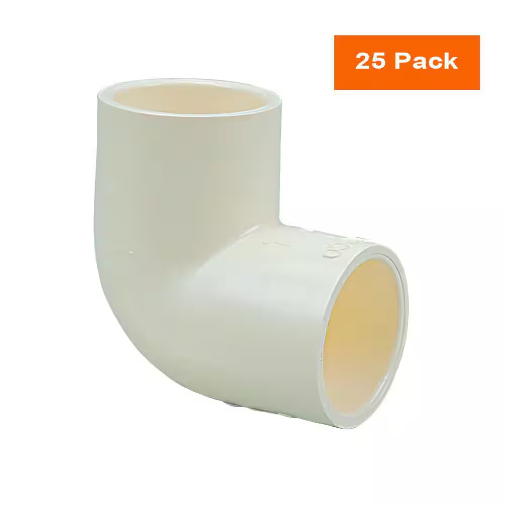 3/4 In. X 3/4 In. Chlorinated Poly Vinyl Chloride (CPVC)-CTS 90-Degree Slip X Sl