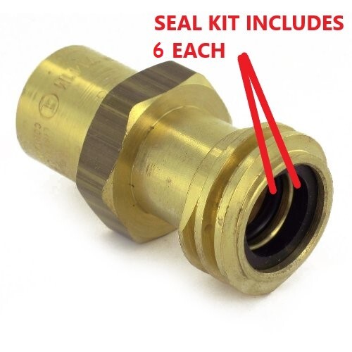 6 PROPANE TANK CYLINDER CONNECTOR COUPLER SEAL KIT FORKLIFT REGO GASKET O-Ring