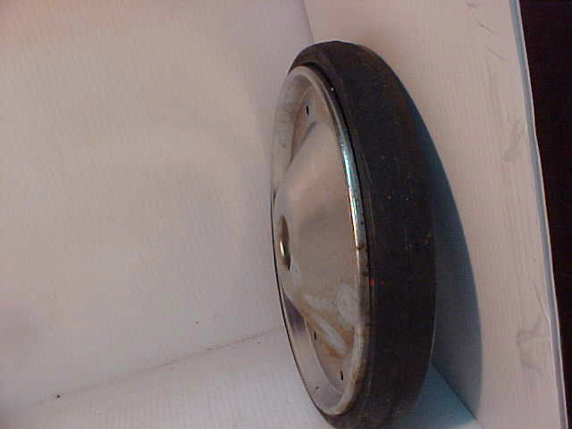 Vintage industrial stretcher wheel