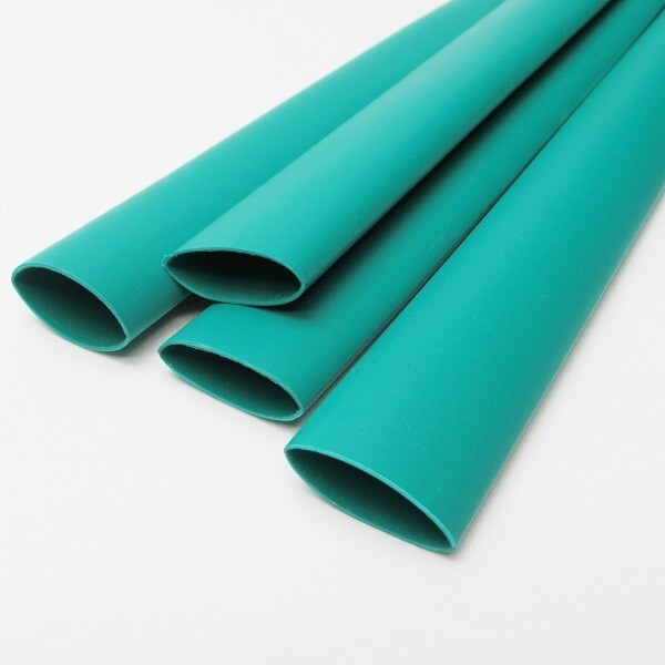 (1 FOOT) 1/4″ Green Heat Shrink Tube 3:1 Dual Wall Adhesive Glue Marine 6.4mm ID