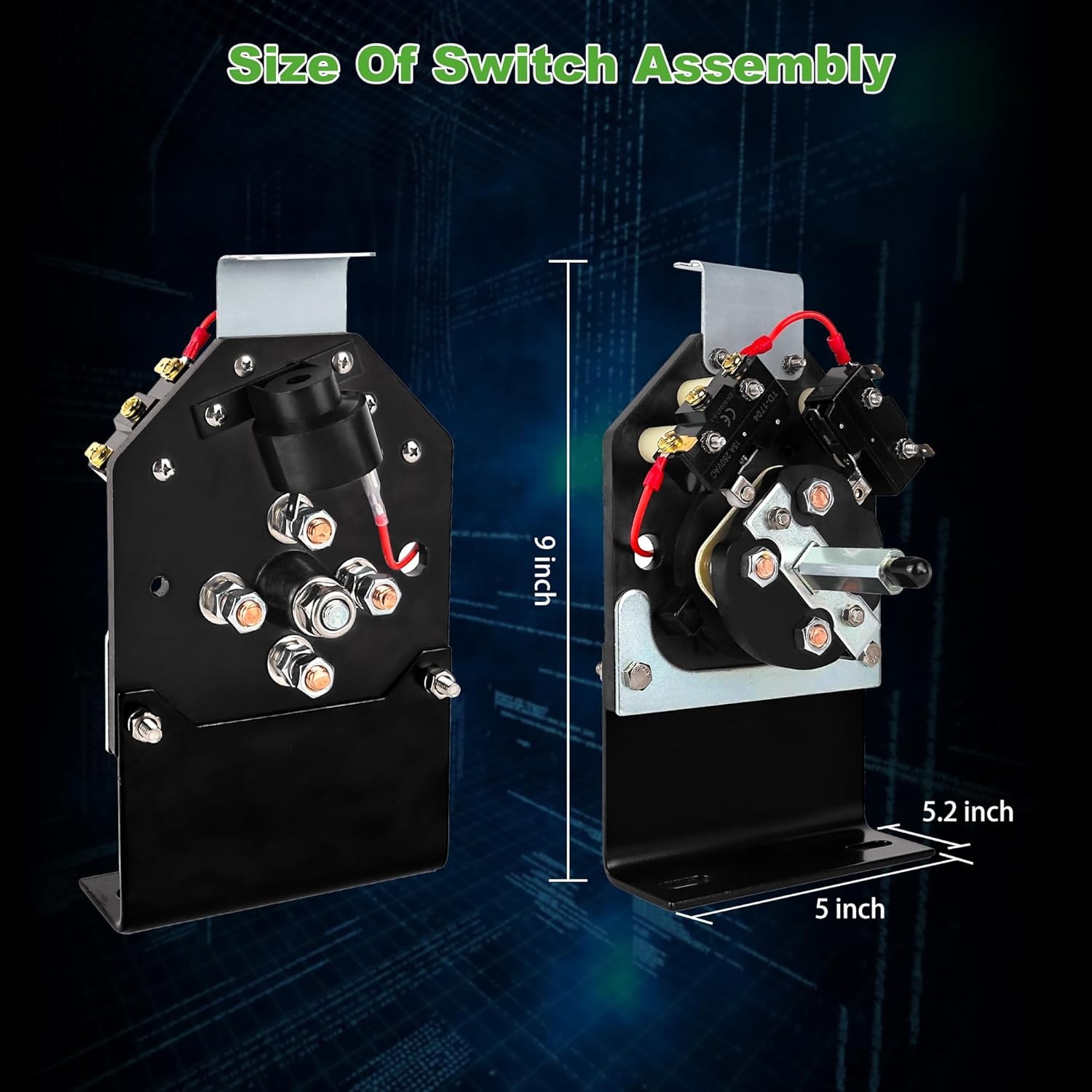 Forward/Reverse Switch Assembly for EZGO TXT Golf Cart 1994+ Black OEM
