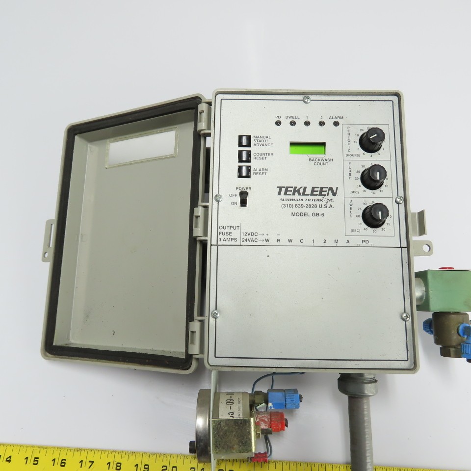 Tekleen GB-6 Automatic Filter Controller 110VAC 12VDC/24VAC Output