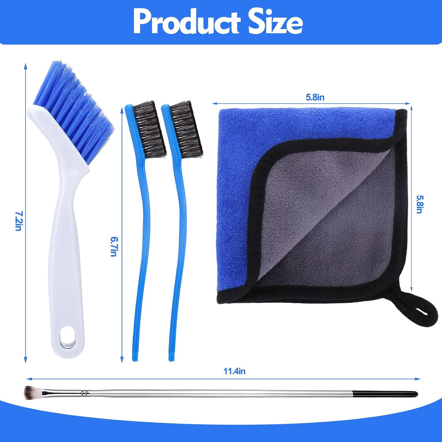 XANGNIER Toaster Cleaning Brush Set,5 Pcs Cleaner Supplies Tools Kit for Toaster