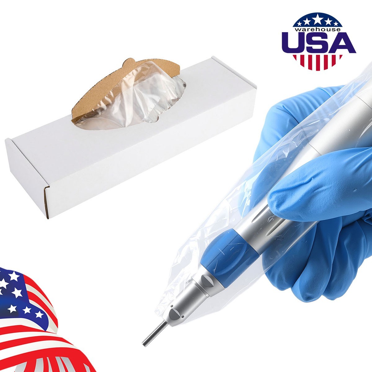 Dental Infection Control Kit: Handpiece Syringe Tray Chair Barrier Covers Set