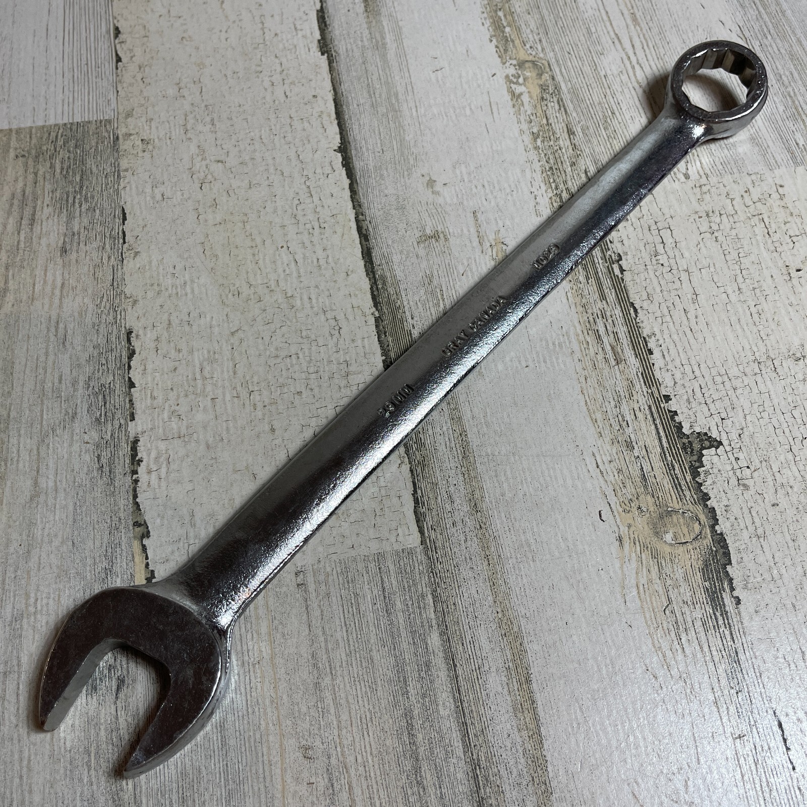Gray Canada 29MM Metric Combination Open and 12 Pt Box End Wrench MO29