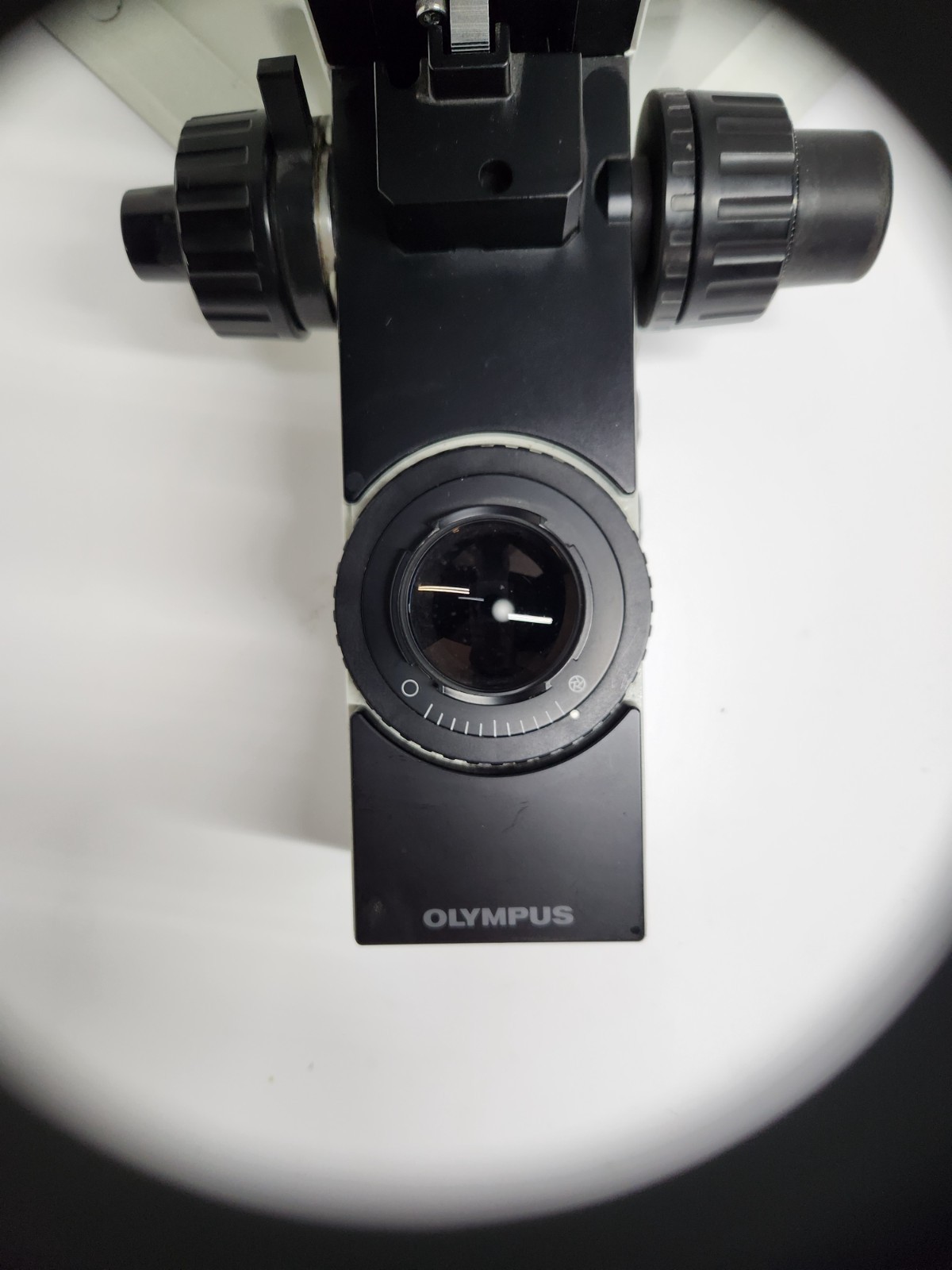 Olympus BX50F4 BX Microscope Body – Potentiometer Stem Broke Short – Works