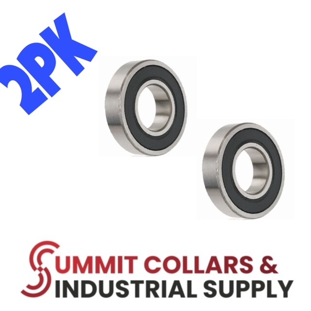 (2PK) 1623 2RS SEALED BALL BEARING 5/8 ID X 1-3/8 OD X 7/16W SHIPS SAME DAY