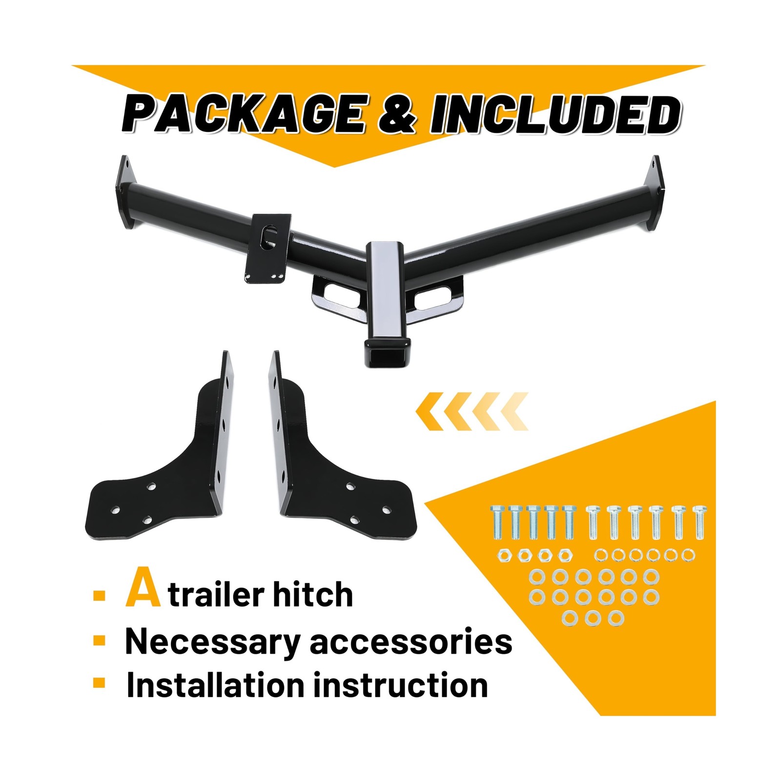 Kojem Class 3 Trailer Hitch Compatible with 2006-2018 Toyota RAV4 2″ Receiver…
