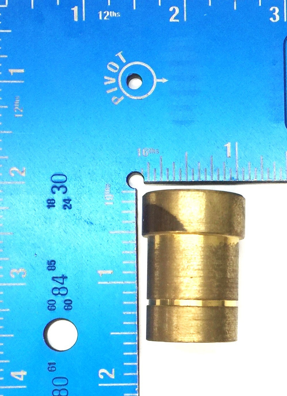 Unbranded 1.37″x .86″x .61″ Brass Flange (.97″) Bushing 4803026S [Lot of 3] NOS