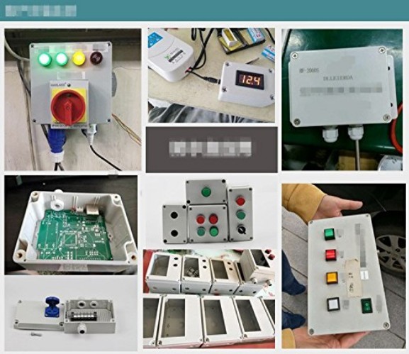 Compact Waterproof ABS Junction Box for Indoor and Outdoor Electrical Use