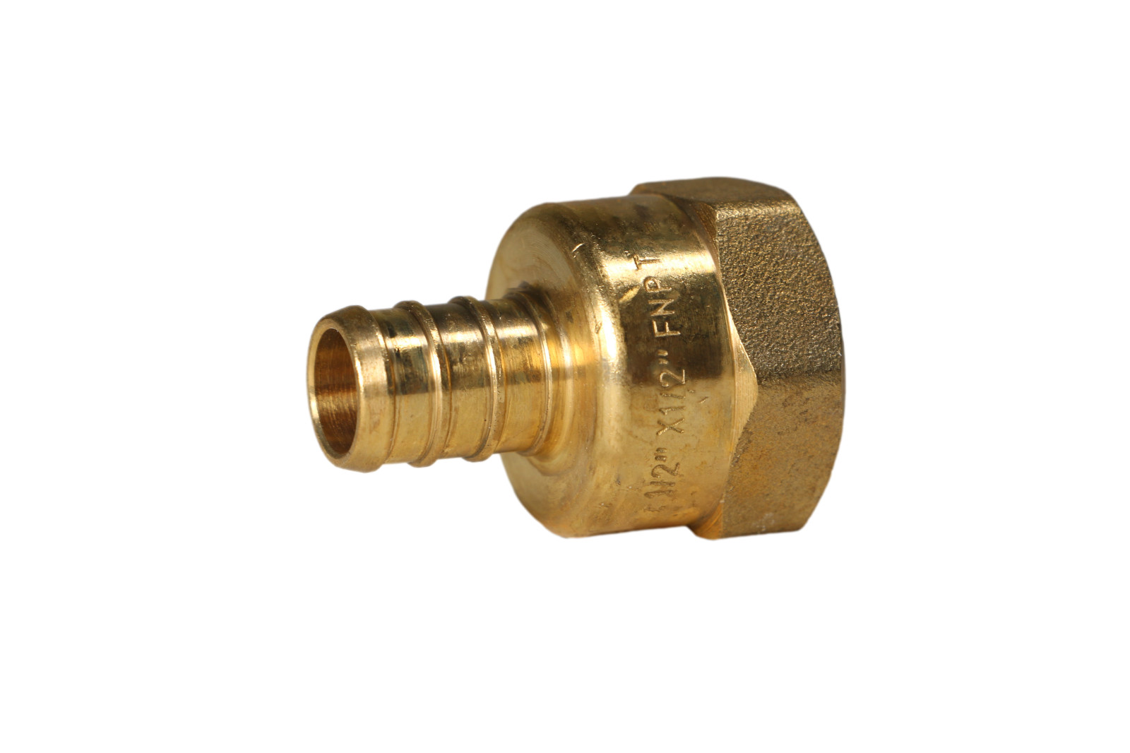 10 PC. 1/2″ PEX X 1/2″ FEMALE NPT THREADED ADAPTER BRASS CRIMP FITTING LEAD FREE